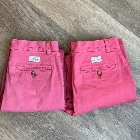 Vineyard Vines Boys Nantucket Red pants (2 pairs) - Picture 13 of 14